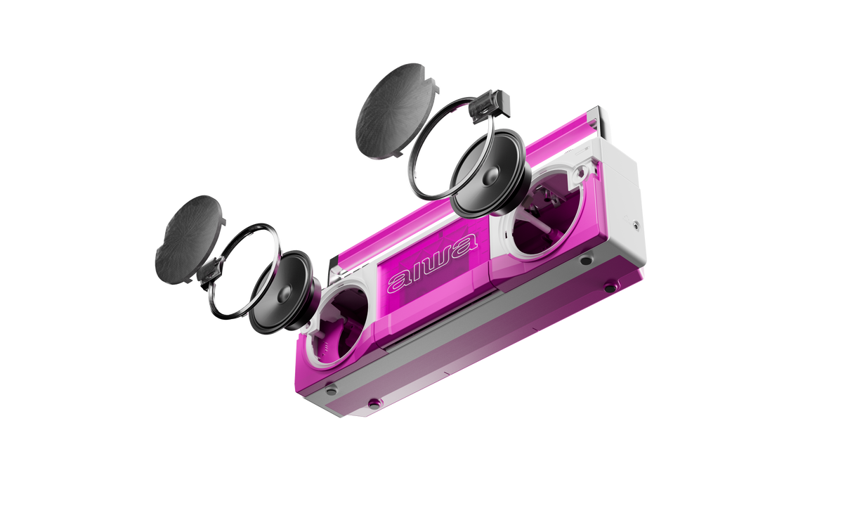 Street Jam Retro Boombox - Pink