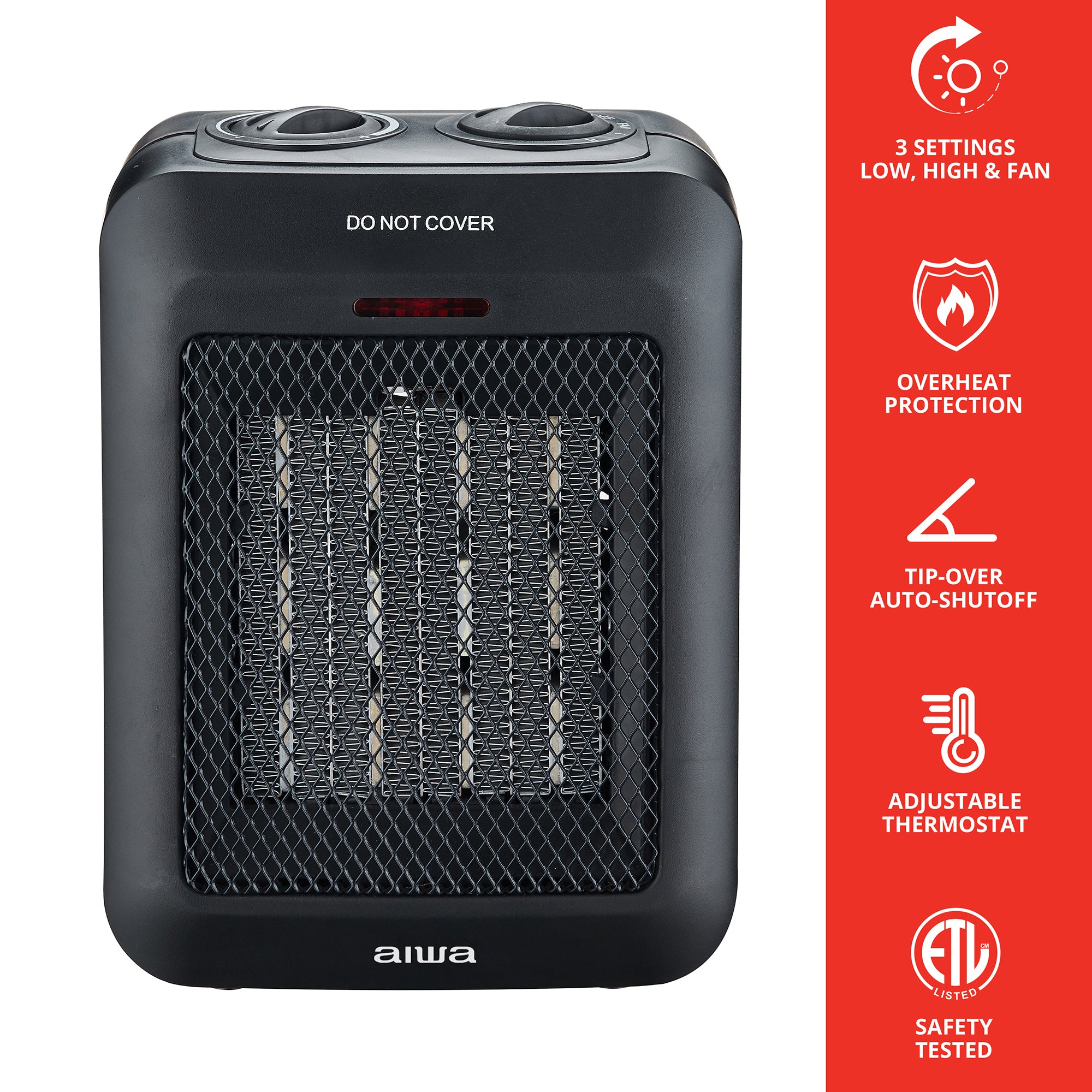 Portable Room Heater with Fan