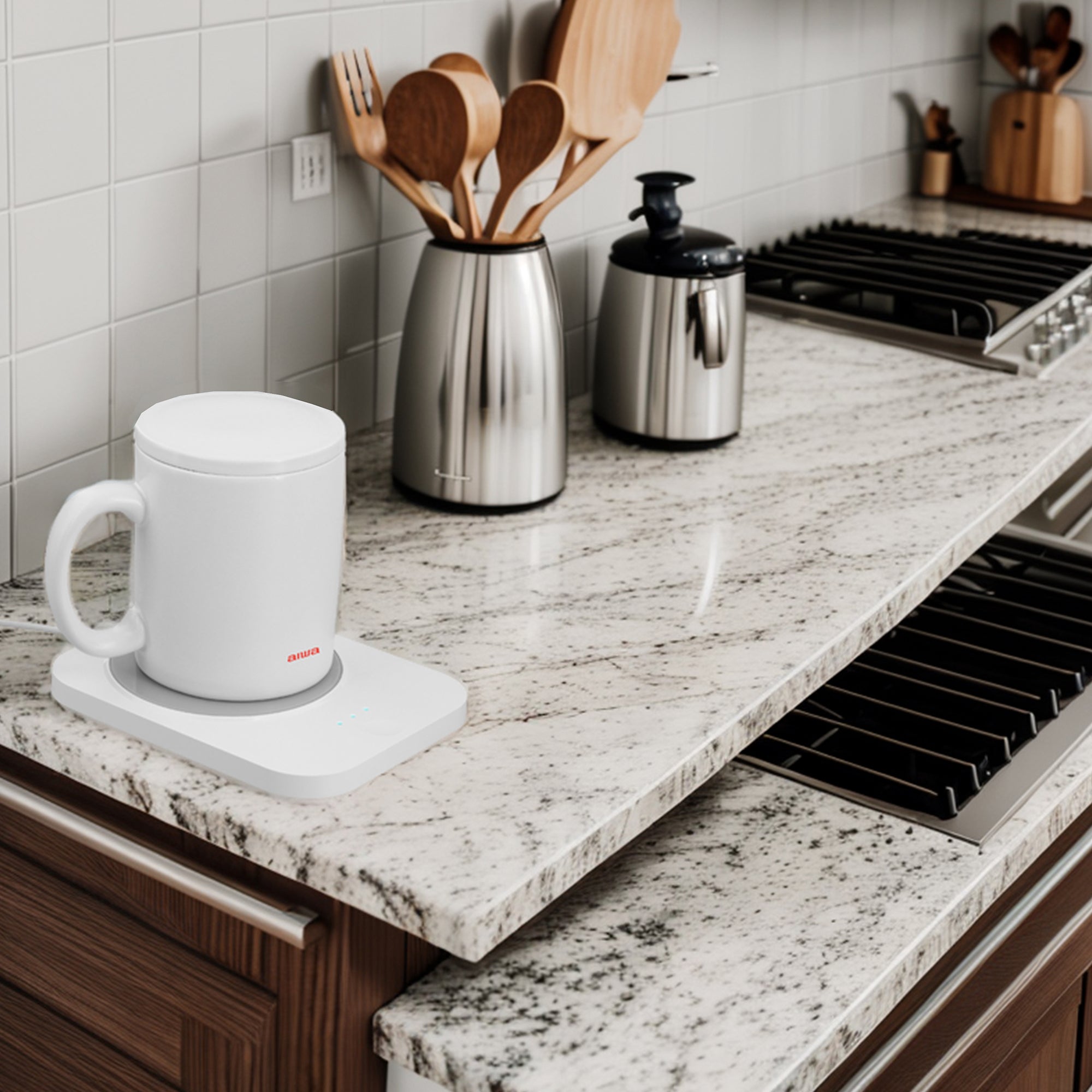 Mug Warmer with Phone Charger