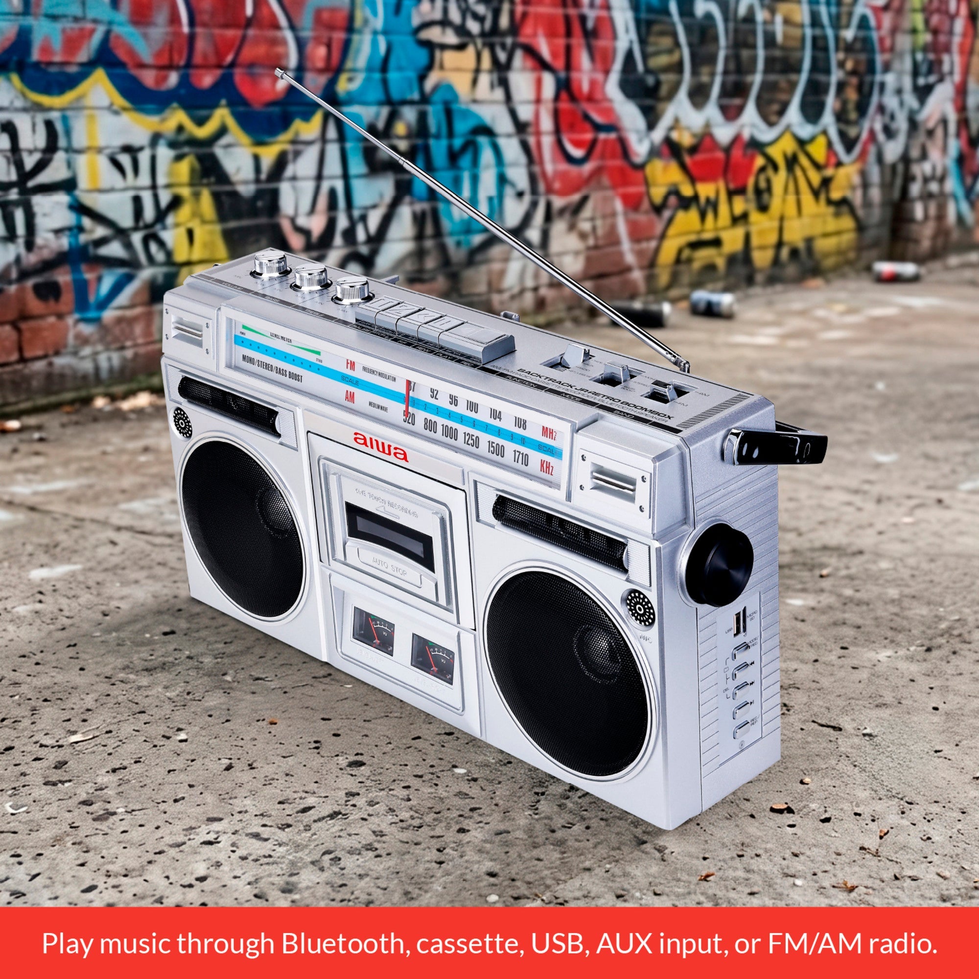 RETRO BOOMBOX WIRELESS SPEAKER