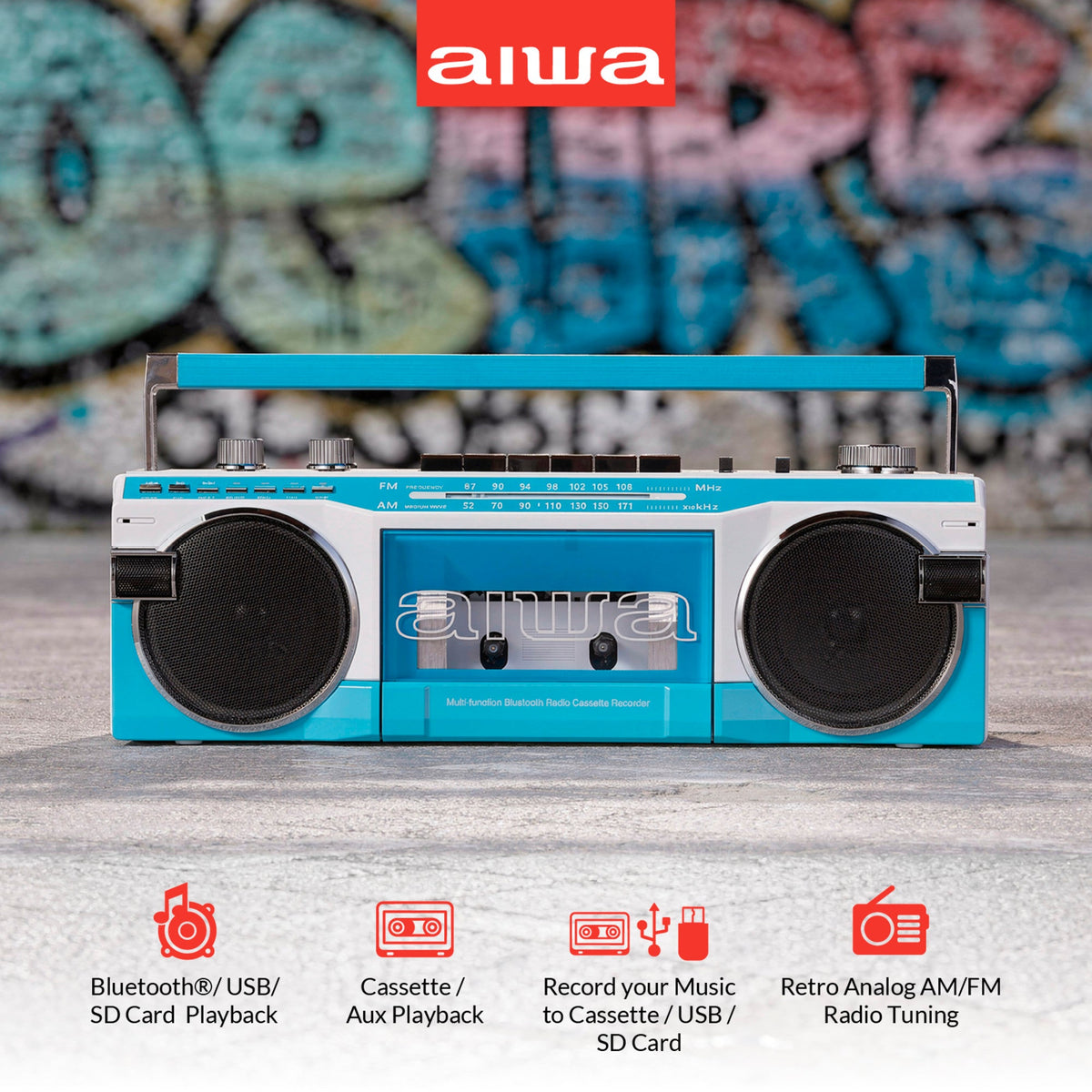RETRO WIRELESS BOOMBOX