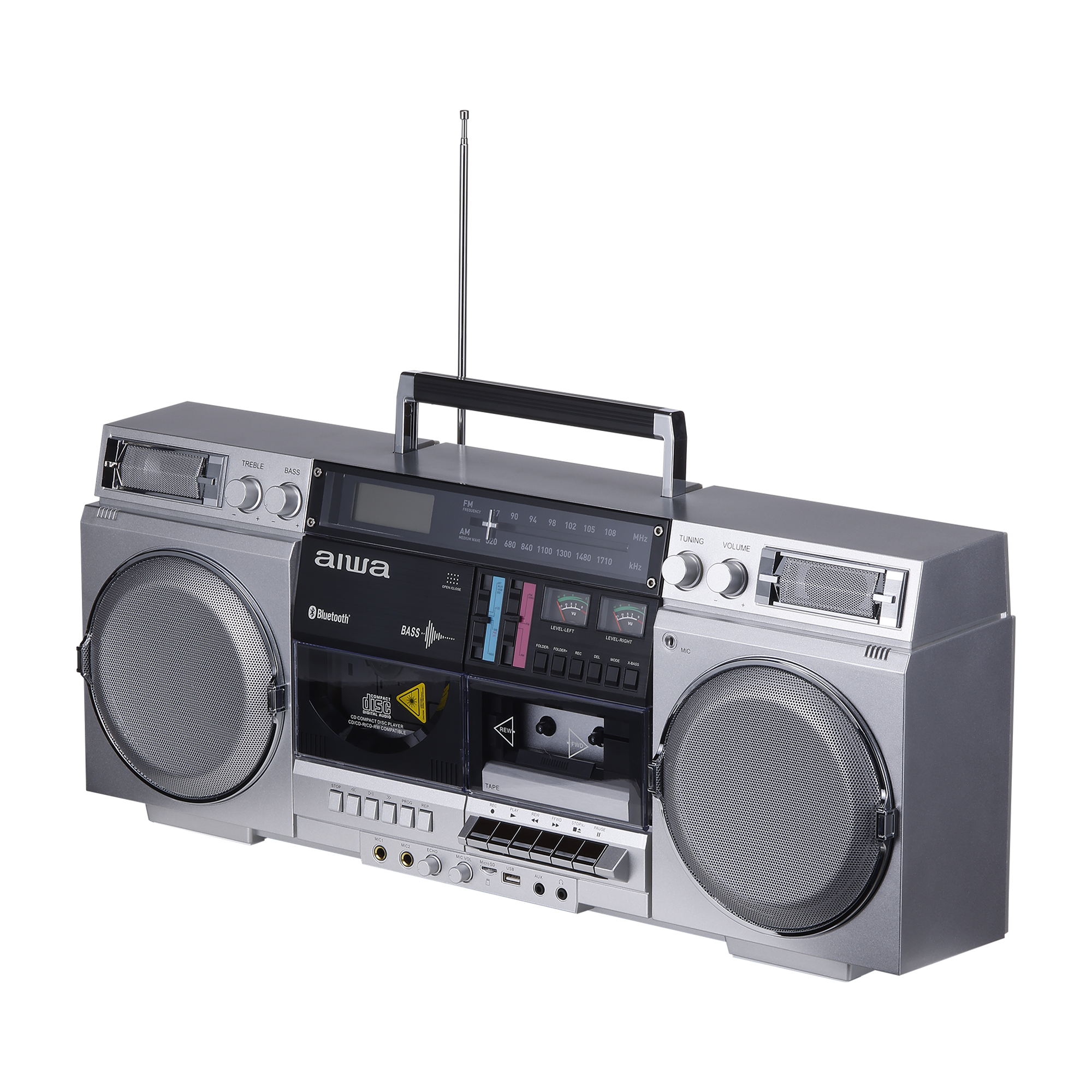 Retro Boombox with Cassette Player - Thumbnail 3