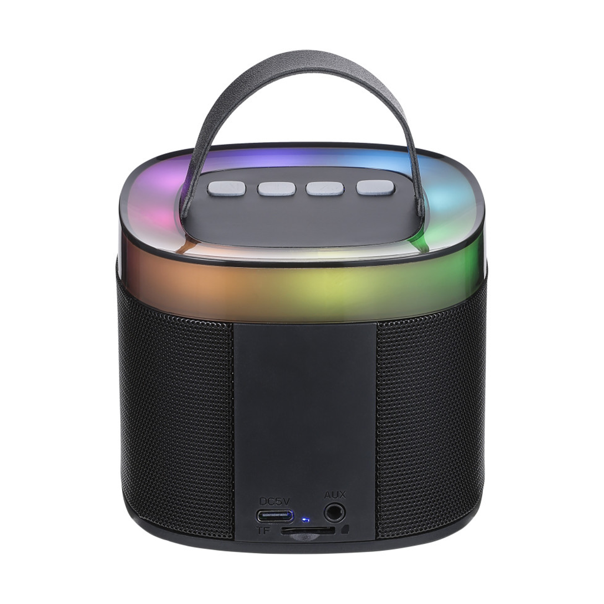 Wireless Light-Up Karaoke Speaker with Two Microphones