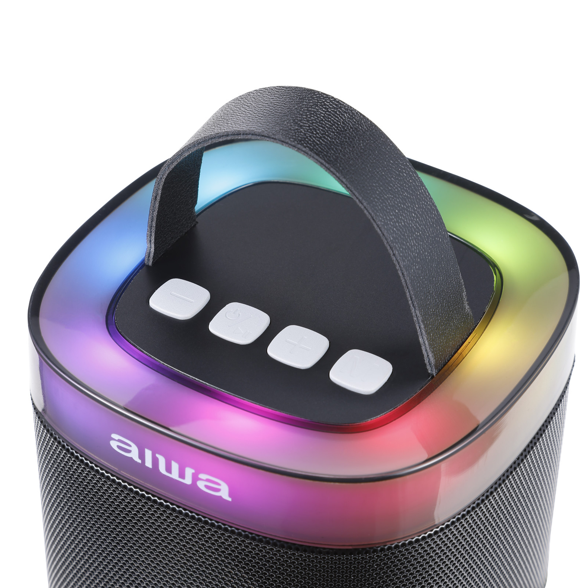 Wireless Light-Up Karaoke Speaker with Two Microphones