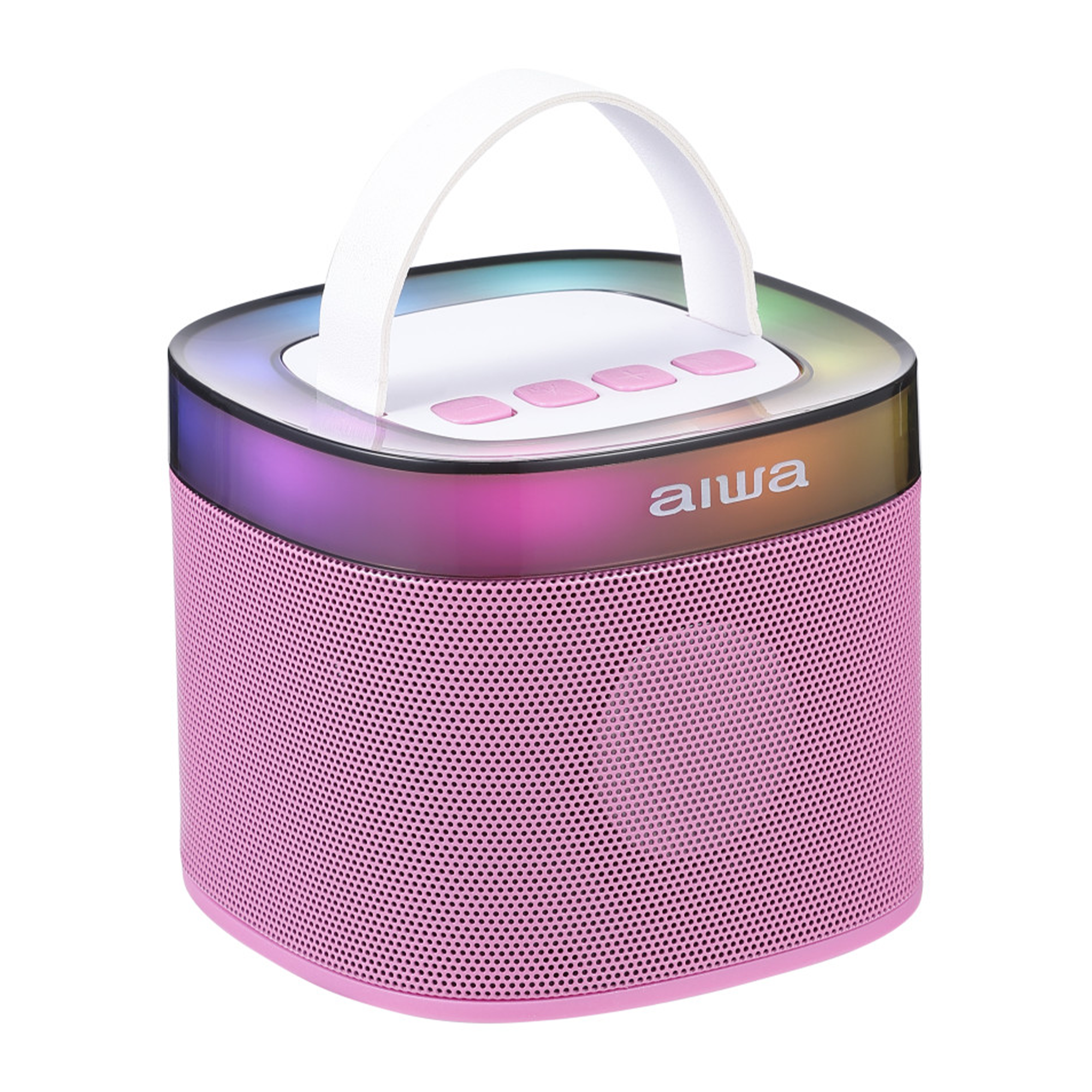 Wireless Light-Up Karaoke Speaker with Two Microphones