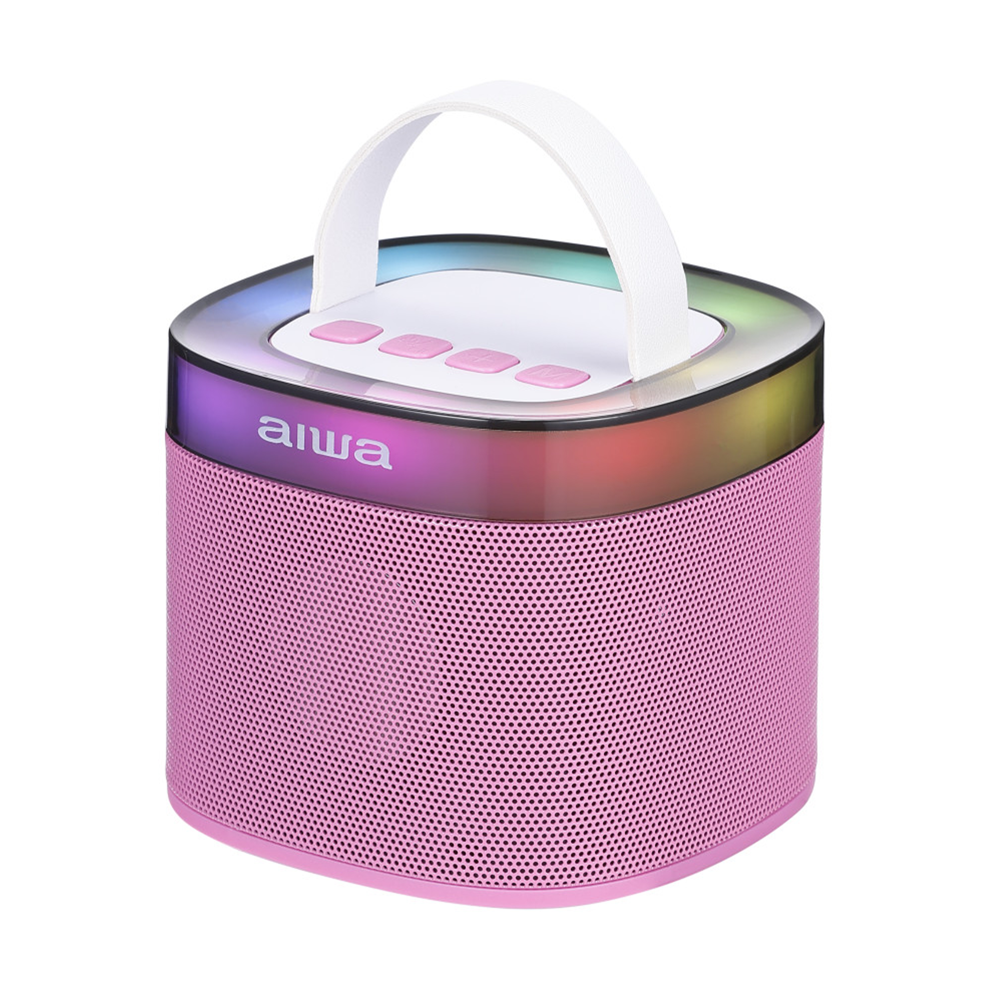 Wireless Light-Up Karaoke Speaker with Two Microphones