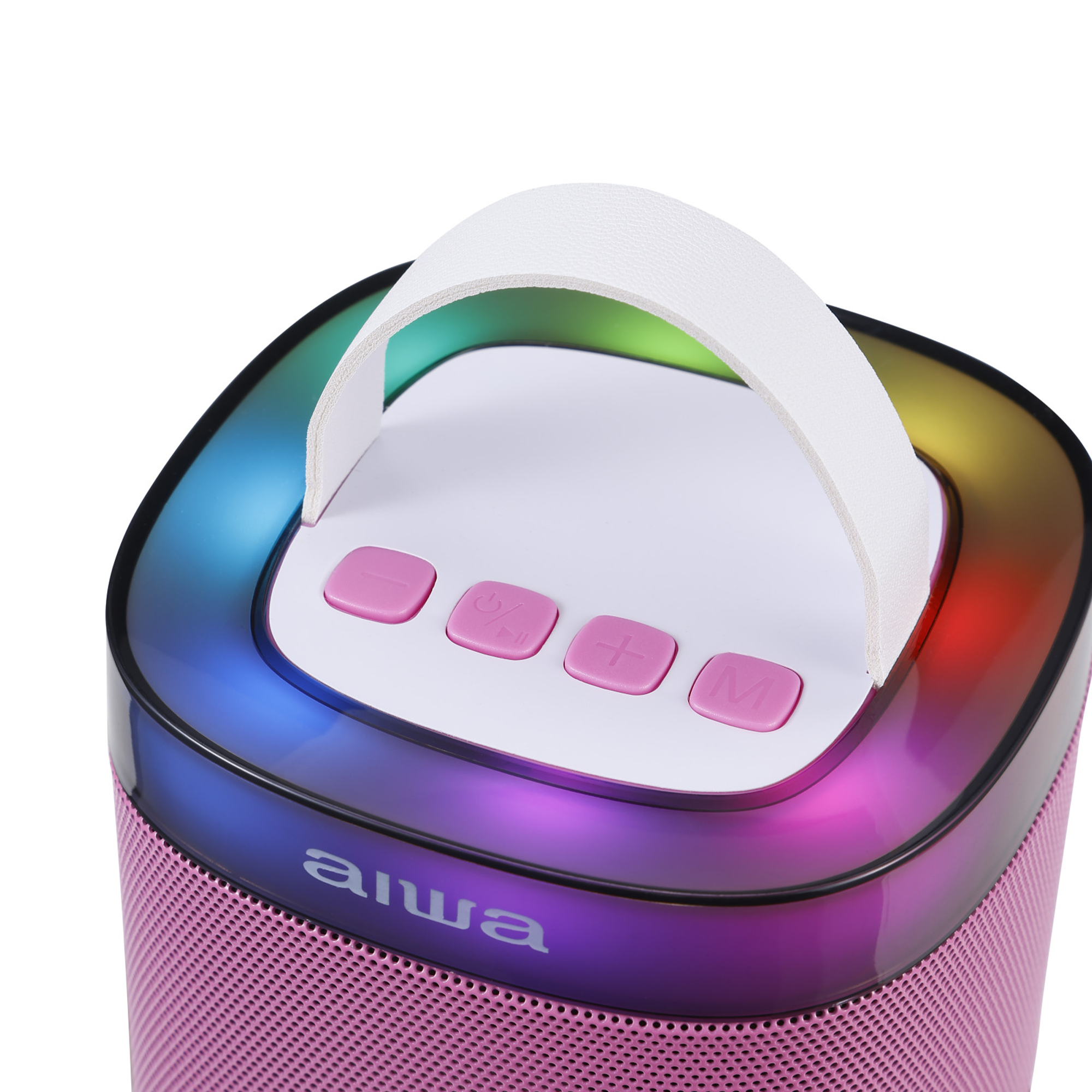 Wireless Light-Up Karaoke Speaker with Two Microphones