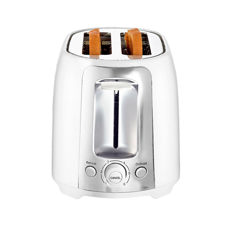 White 2 slice on sale toaster